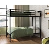 Sauder Boulevard Cafe Metal Bunk Bed