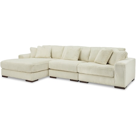 3-Piece Sectional With Chaise