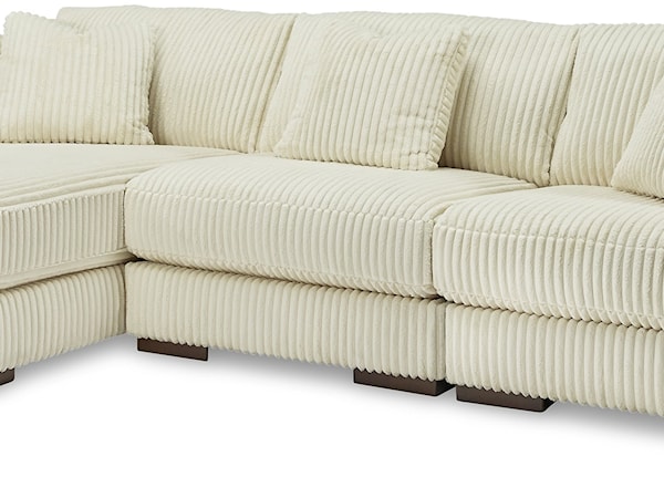 3-Piece Sectional With Chaise