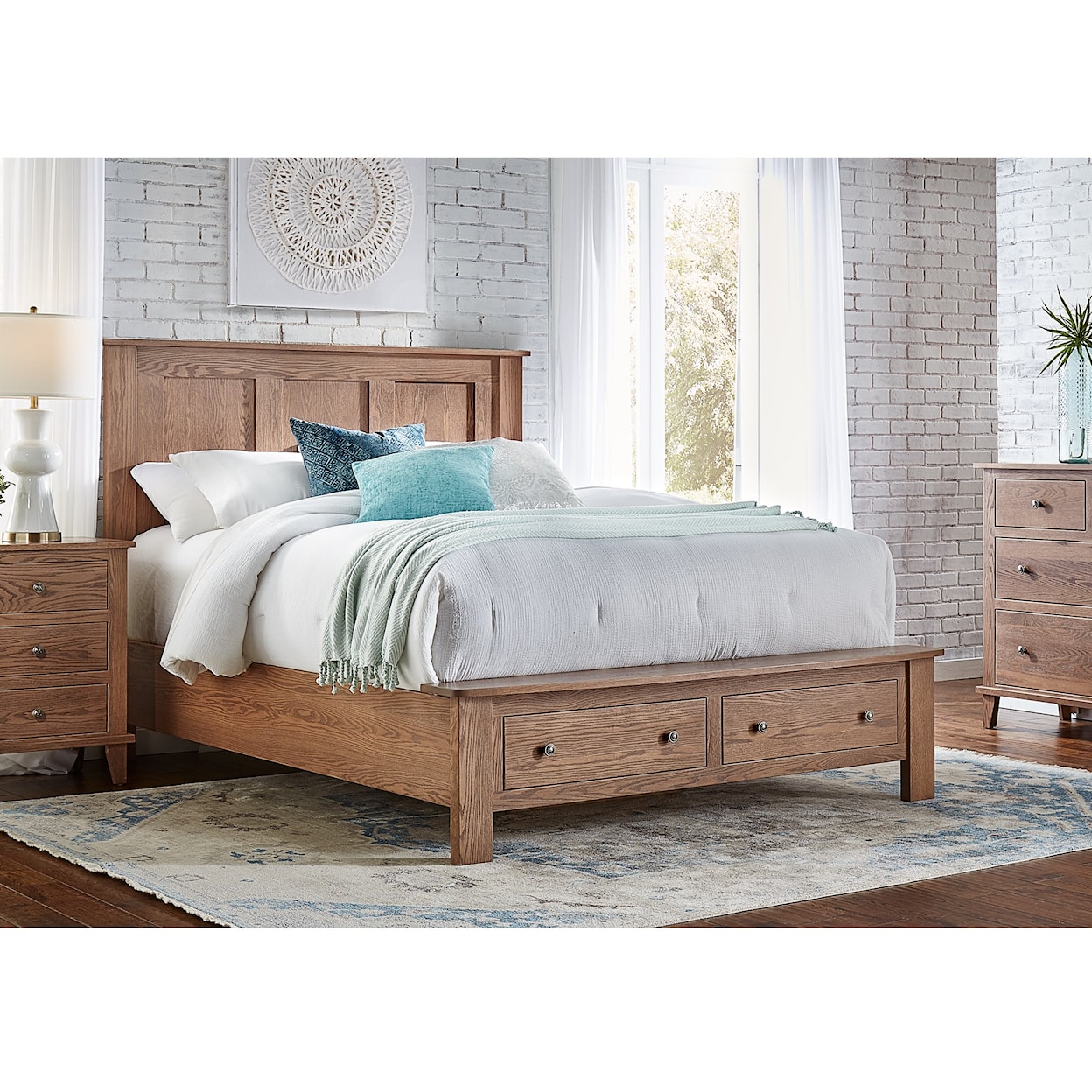 Archbold Furniture Franklin King Storage Bed