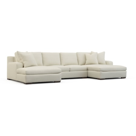 3-Piece Sectional with Chaises