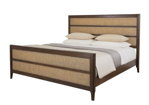 Toulon King Upholstered Bed with High Footboard