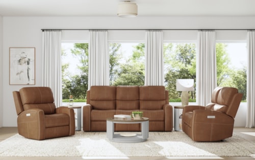 Transitional 3-Piece Living Room Set