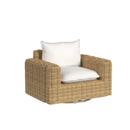 Outdoor Oversized Swivel Club Chair