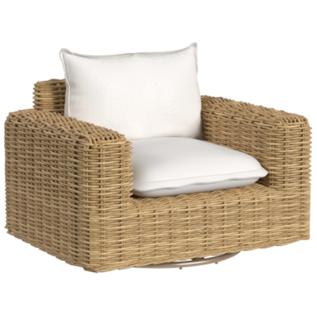 Outdoor Oversized Swivel Club Chair