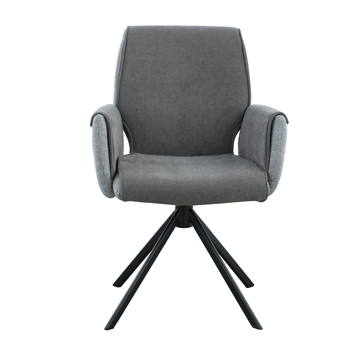 Global Furniture 81216 Grey Swivel Dining chair