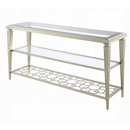 3-Shelf Rectangular Sofa Table