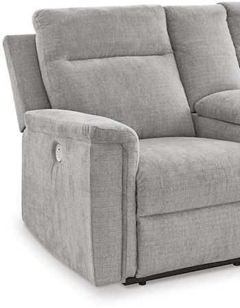 DBL REC PWR Loveseat w/Console