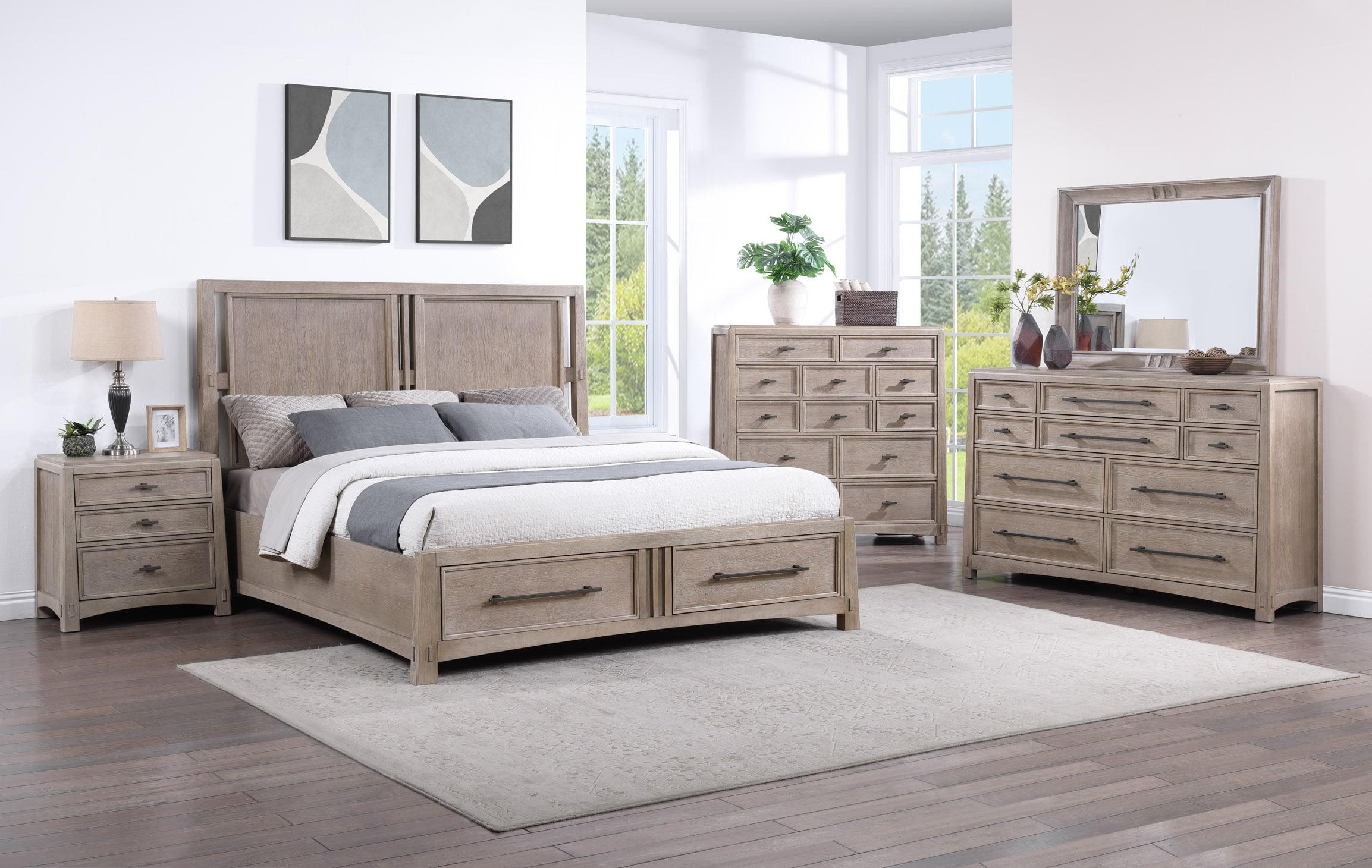 Holland House 2769 Three Drawer Nightstand