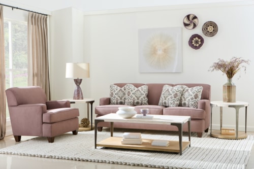 Contemporary 2-Piece Living Room Set