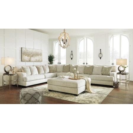 4-Piece Sectional With Ottoman