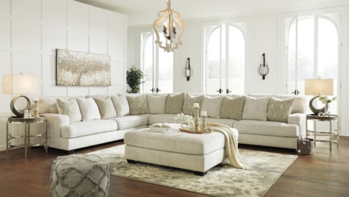 4-Piece Sectional With Ottoman