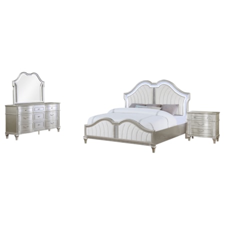 4-piece Cal King Bedroom Set