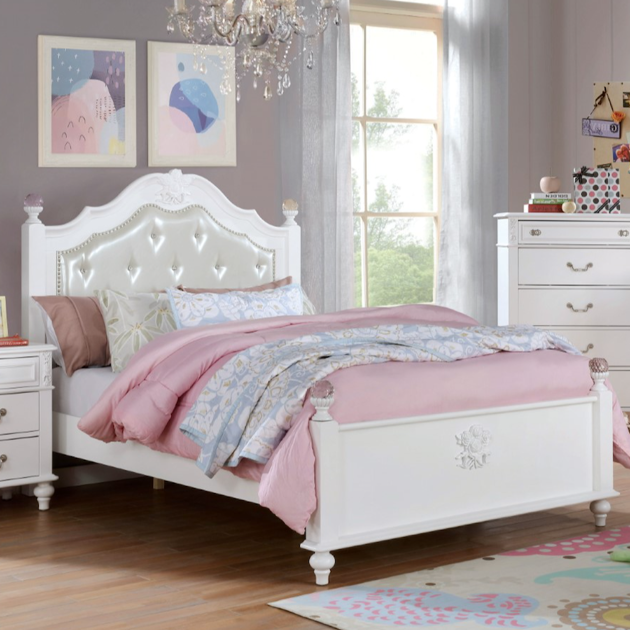 Furniture of America Belva Full Bed