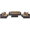 Modway Convene Outdoor 8 Piece Sectional Set