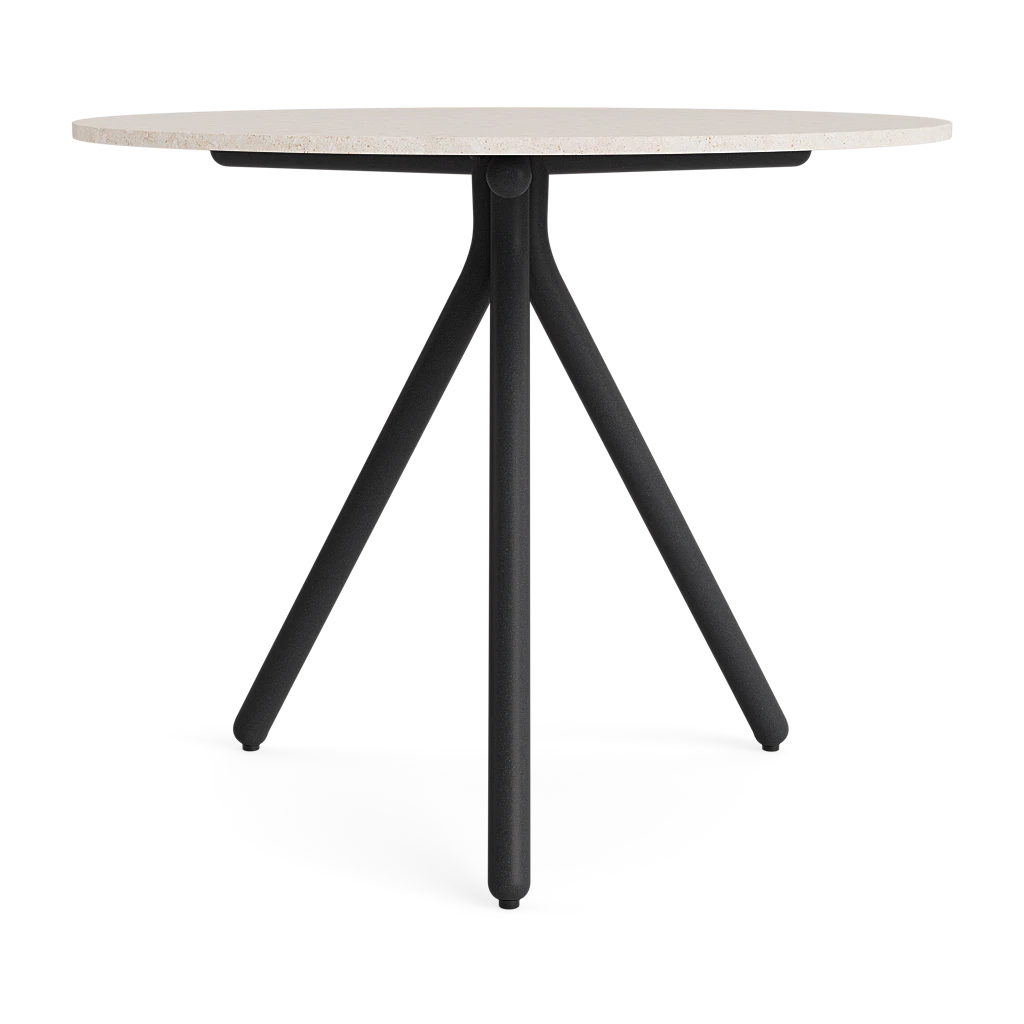 23" Rd. Aluminum Nesting Table w/Dekton Top