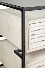 Signature Design by Ashley Crewridge Contemporary 3-Drawer Accent Cabinet