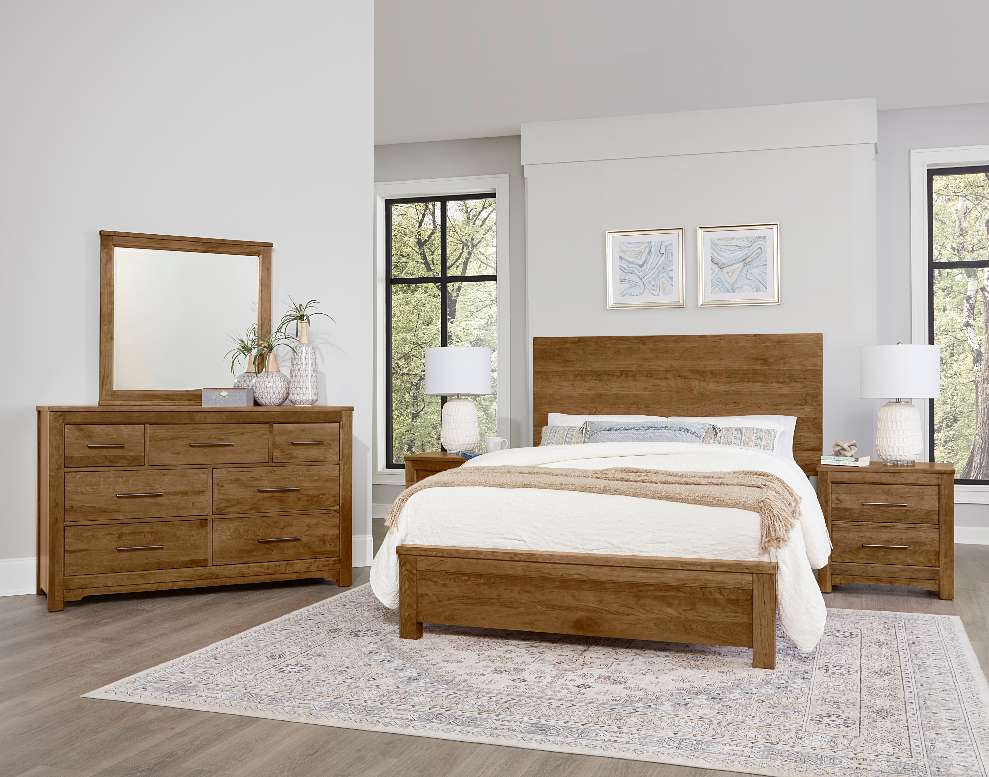 Artisan & Post Crafted Cherry King Plank Bed
