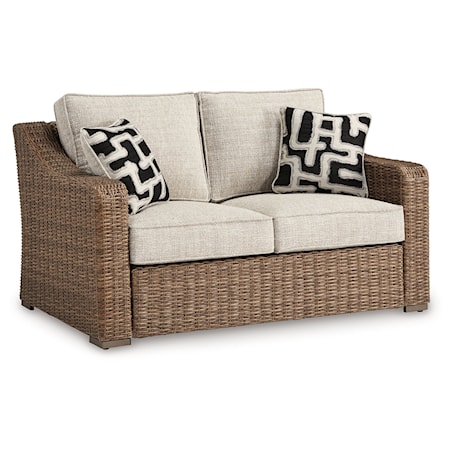 Outdoor Loveseat With Cushion