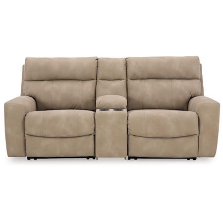 3-Piece Power Reclining Loveseat w/ Console