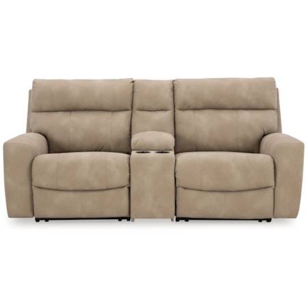 3-Piece Power Reclining Loveseat w/ Console