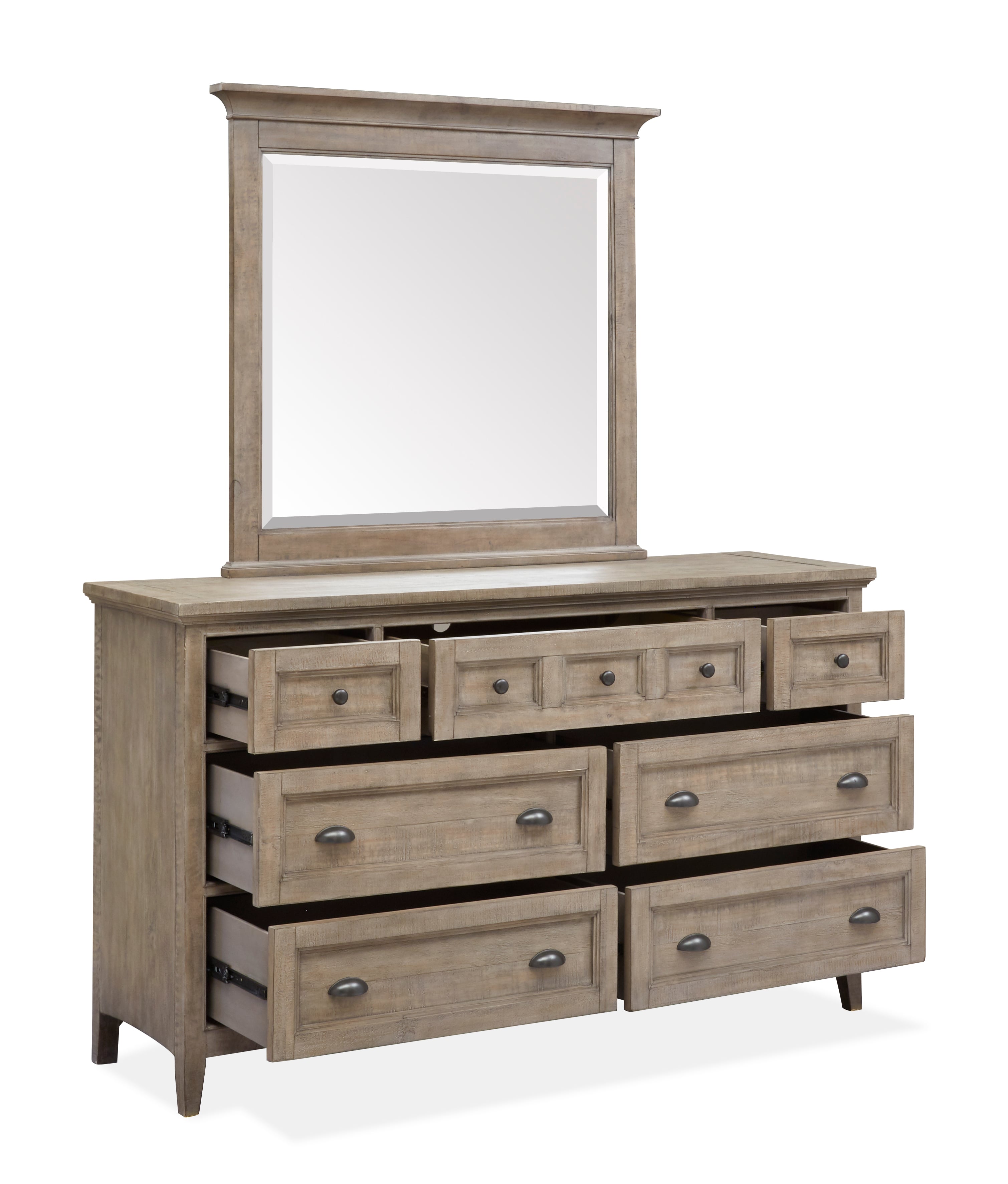 Drawer Dresser Mirror Set