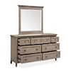 Magnussen Home Paxton Place Bedroom Drawer Dresser Mirror Set