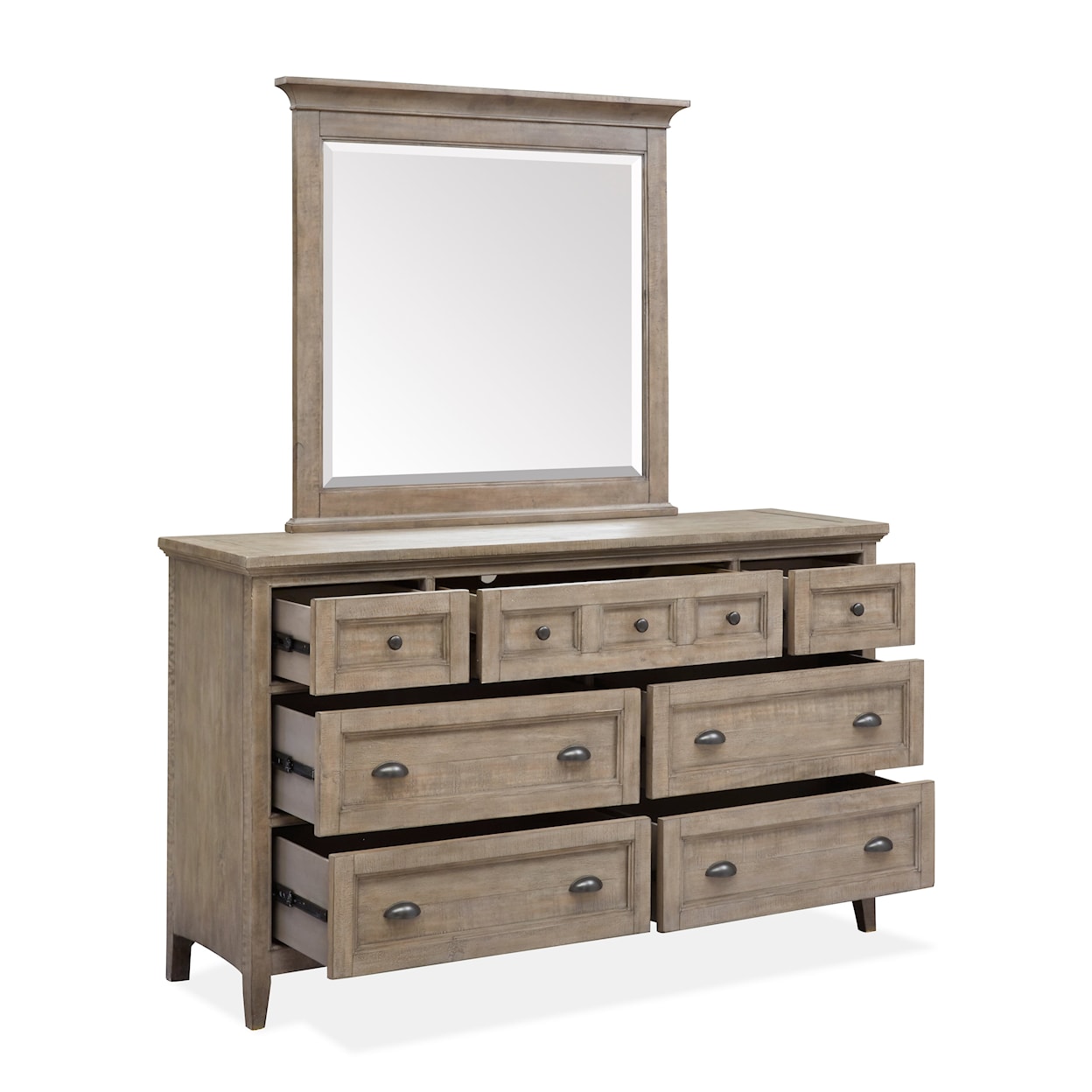 Magnussen Home Paxton Place Bedroom Drawer Dresser Mirror Set