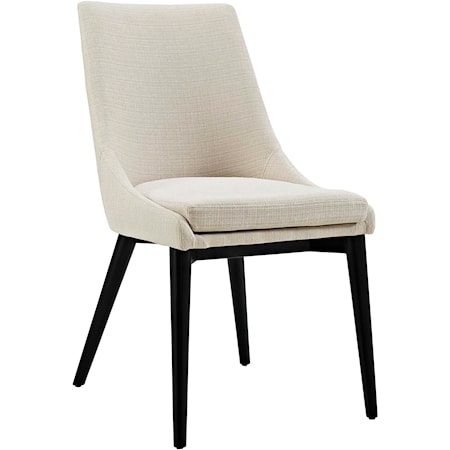 Viscount Contemporary Upholstered Dining Side Chair - Beige