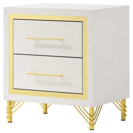 Lucia 2-drawer Nightstand