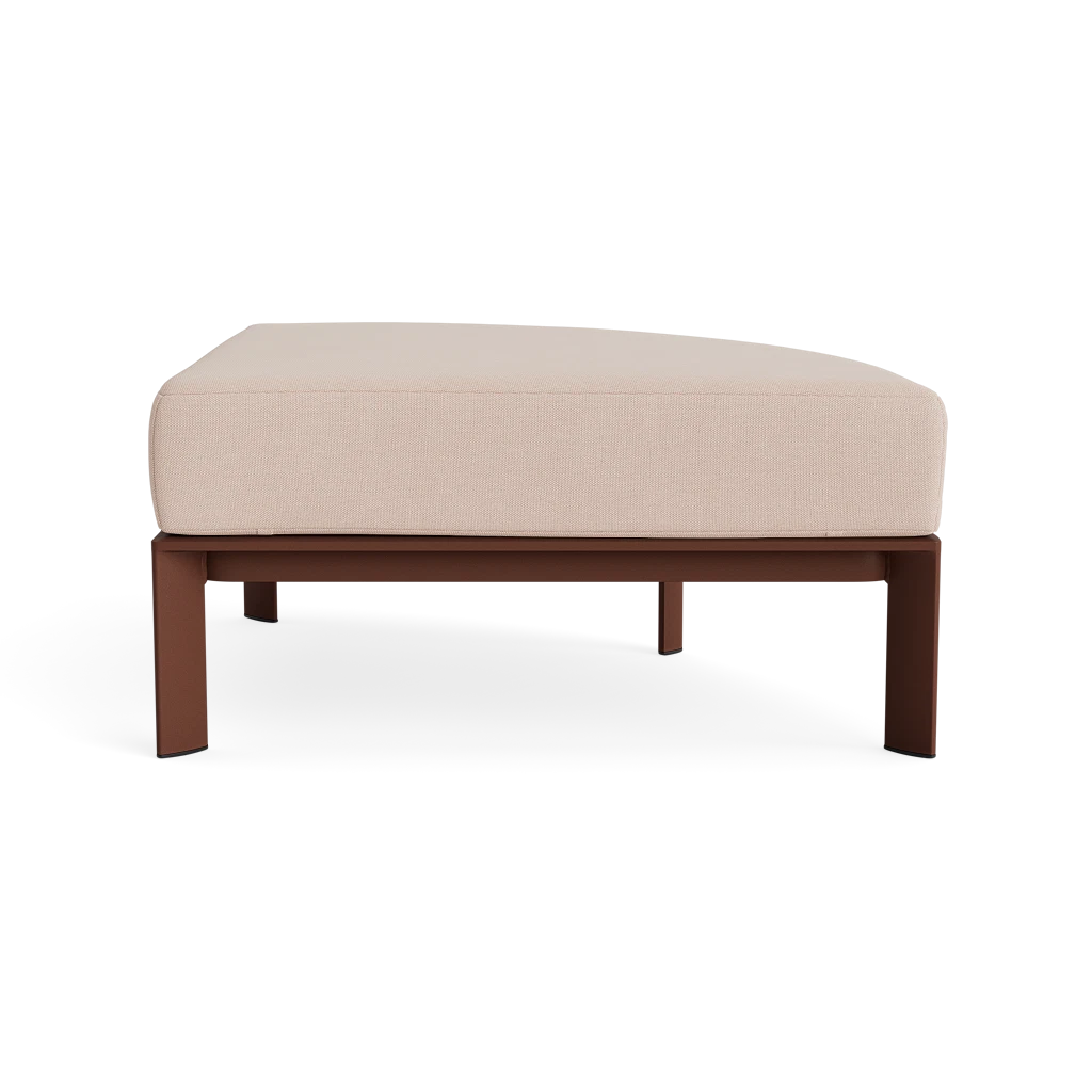 Modular 1/4 Round Accent Ottoman