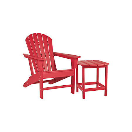 Adirondack Chair with End Table