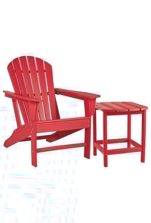 Adirondack Chair with End Table