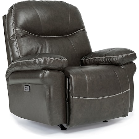 Leather Space Saver Recliner