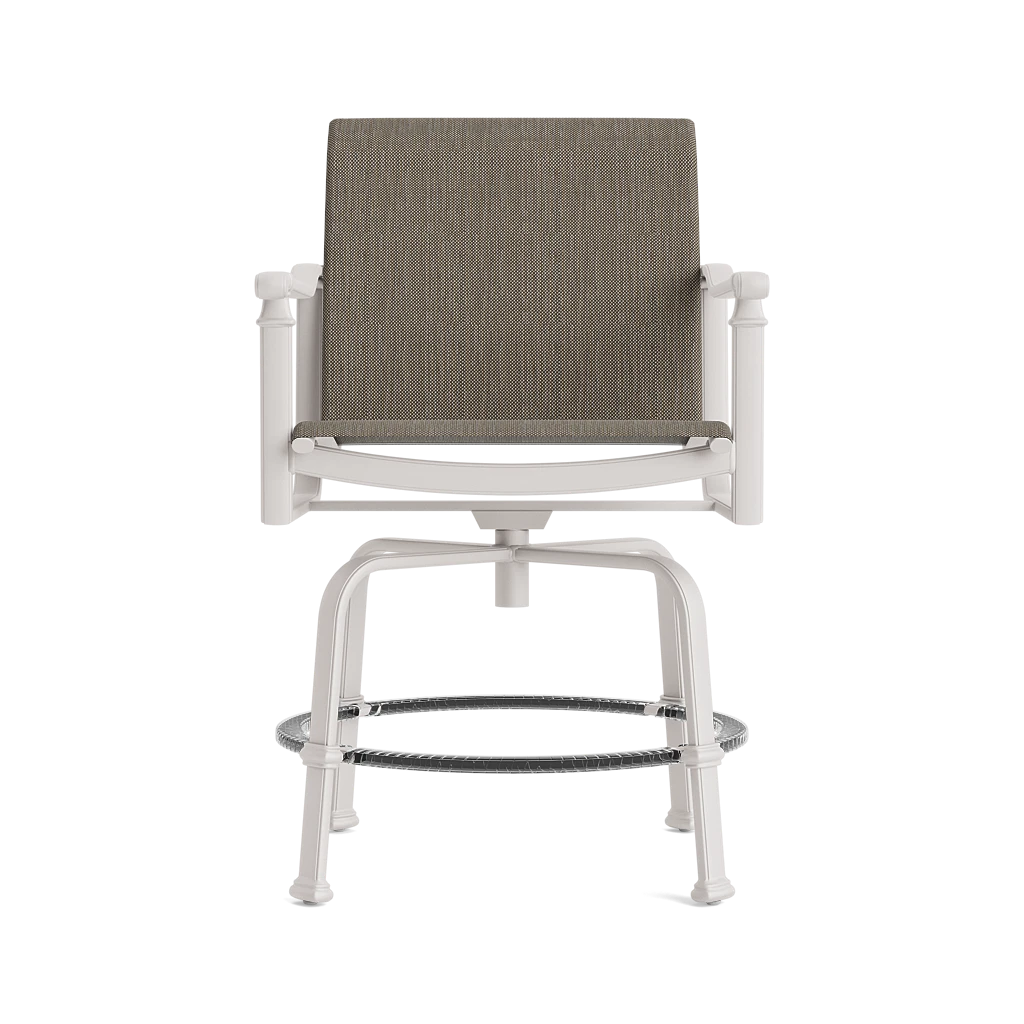 Sling Swivel Balcony Chair w/Kickplate