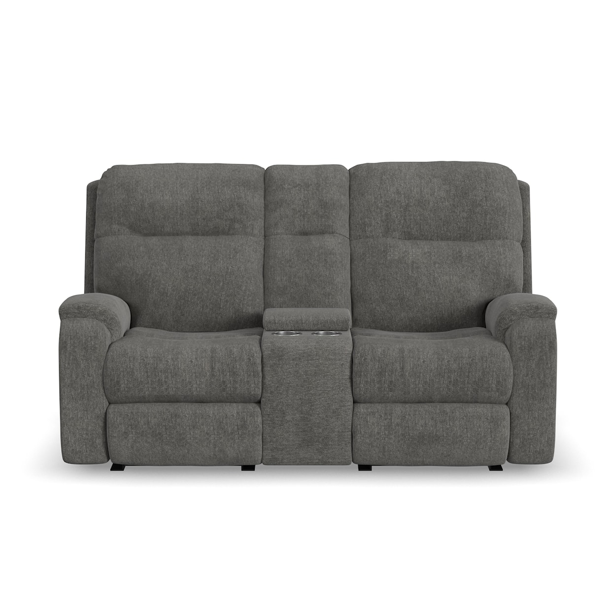 Flexsteel Penn Power Reclining Console Loveseat