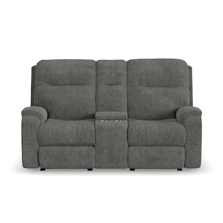 Power Reclining Console Loveseat