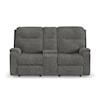 Flexsteel Penn Power Reclining Console Loveseat