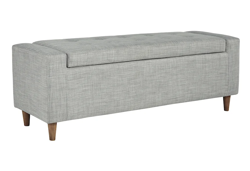 Winler Upholstered Accent Bench by Signature Design by Ashley at Esprit Decor Home Furnishings