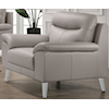 New Classic Dazio Dazio Chair W/Chrome Legs-Mist Gray