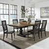 Libby Harvest Home 7-Piece Trestle Table Set