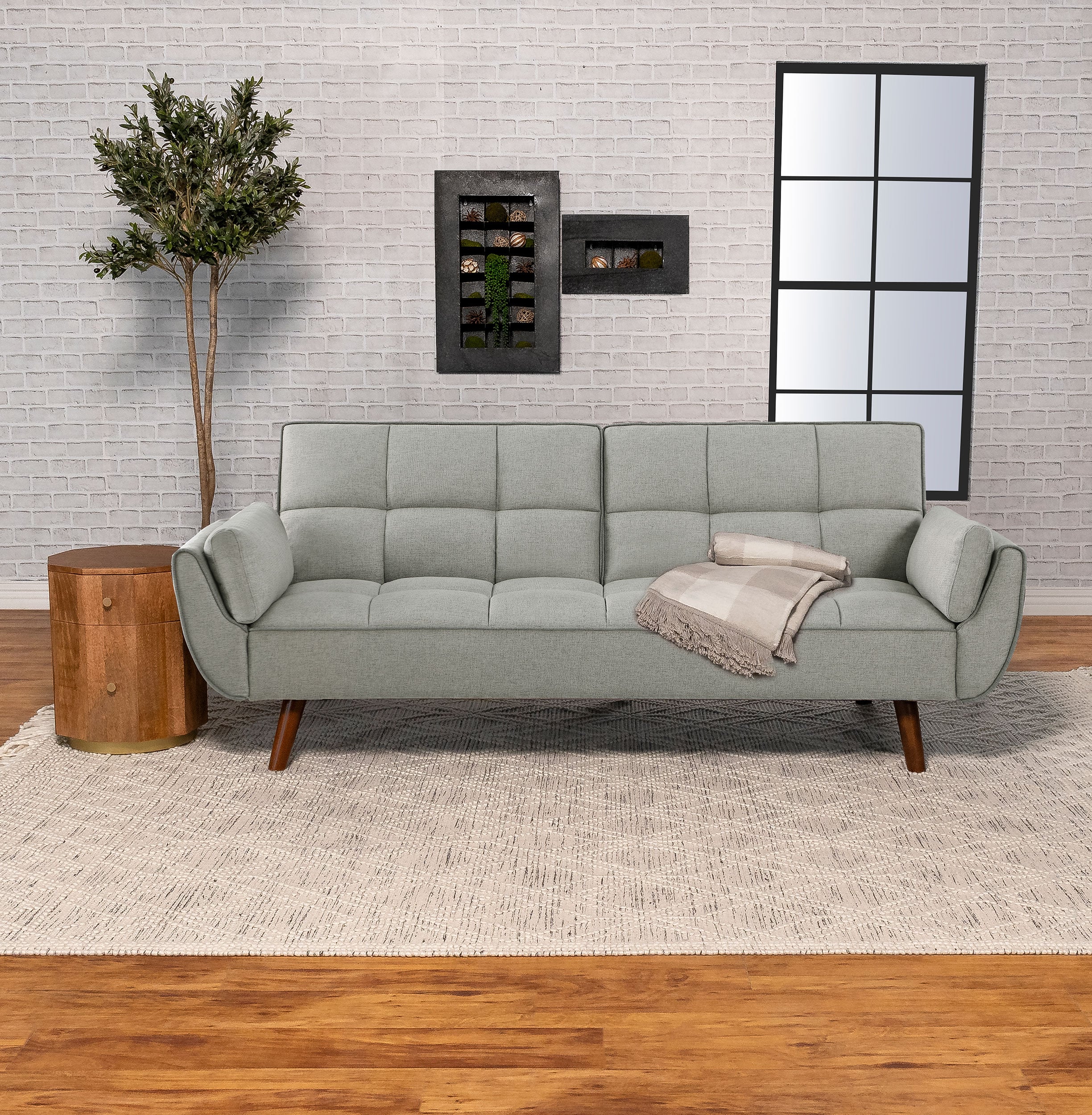 Caufield Tufted Convertible Sofa Bed