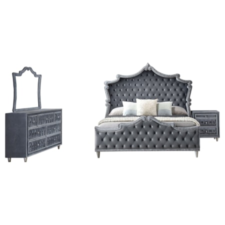 4-piece Cal King Bedroom Set