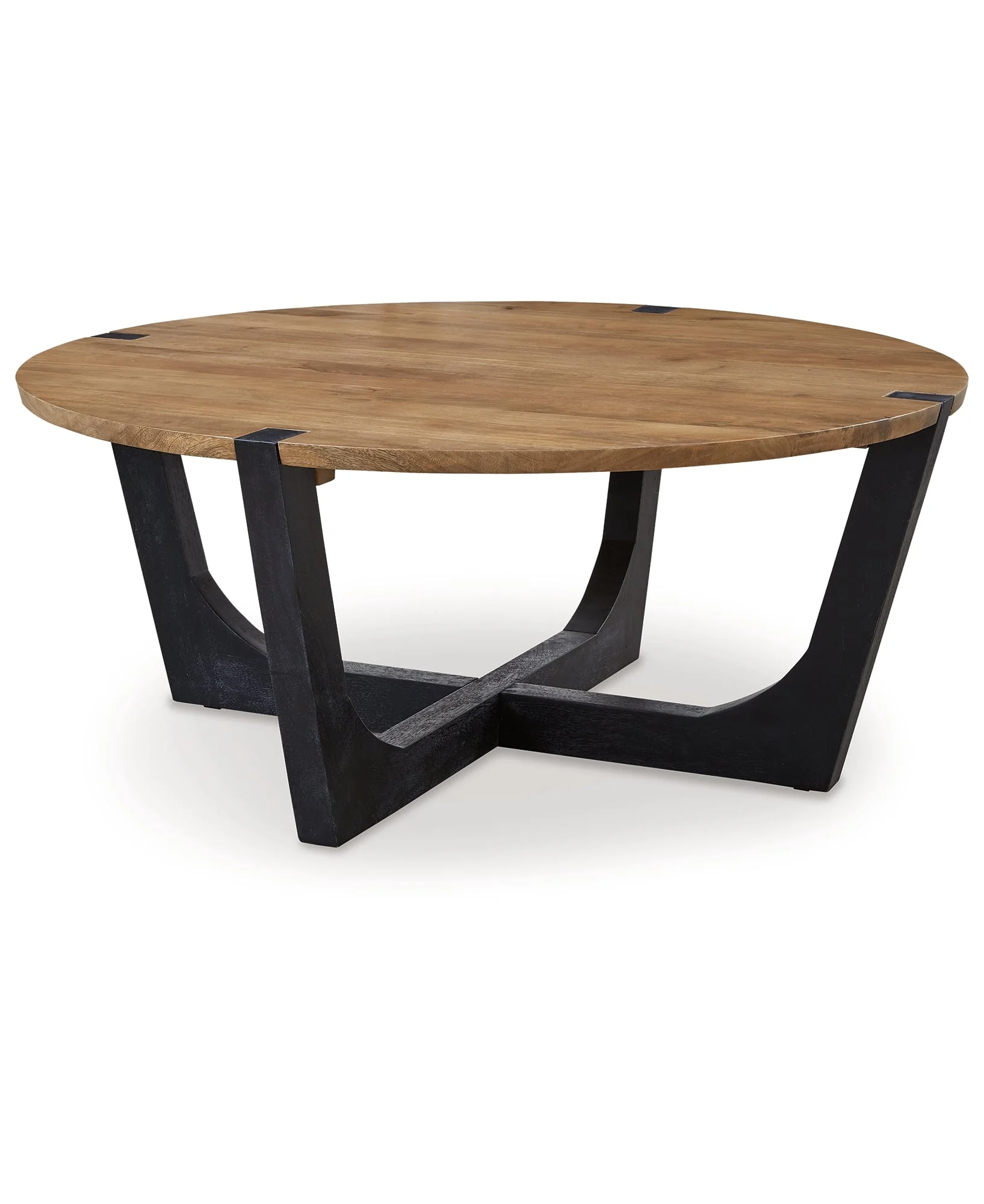 Signature Design by Ashley Hanneforth T7268 Mango Solid Wood Round
