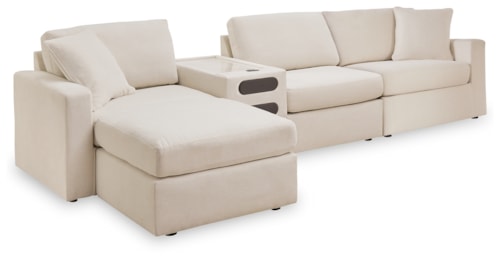 4-Piece Sectional And Ottoman