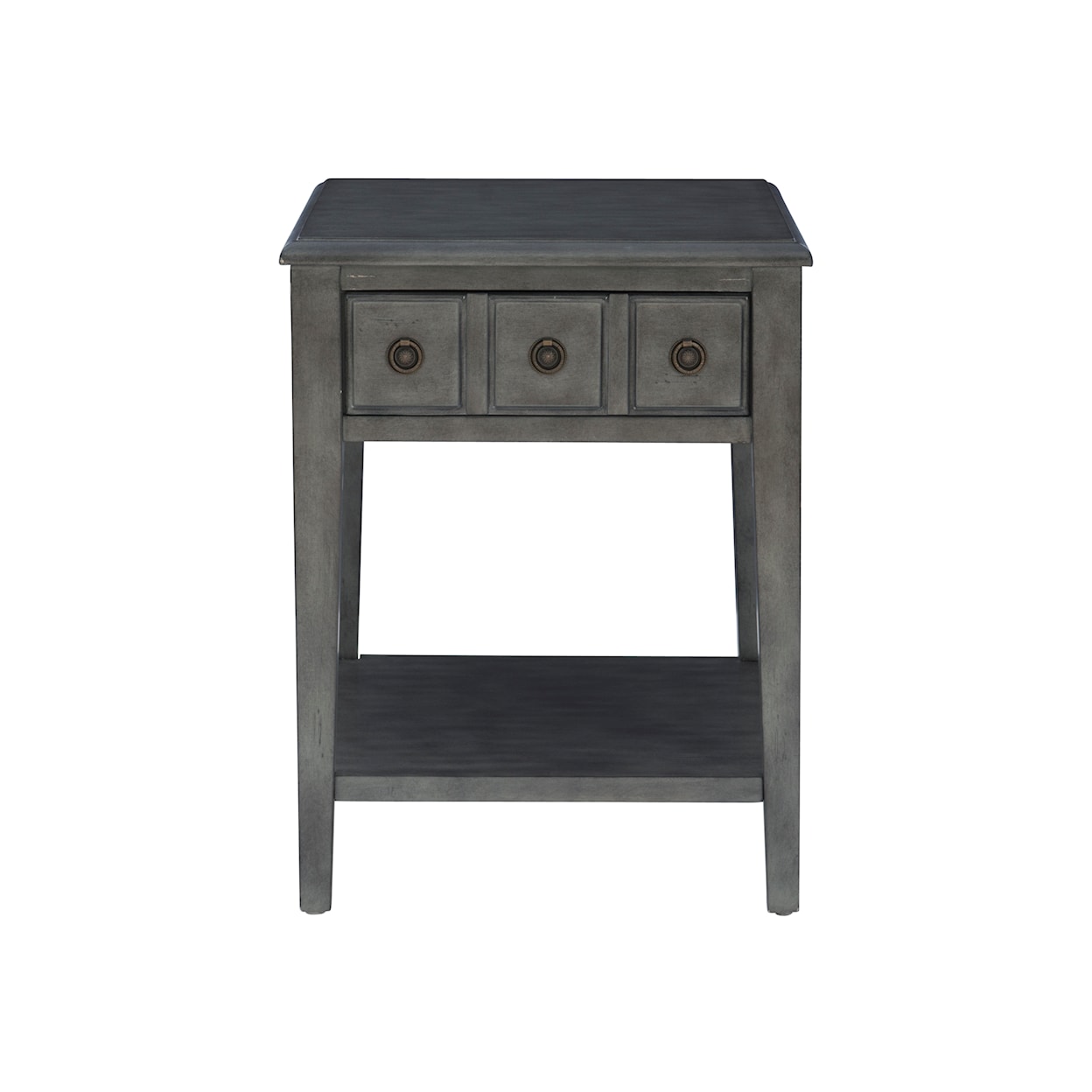 Powell Sadie Side Accent Table Grey