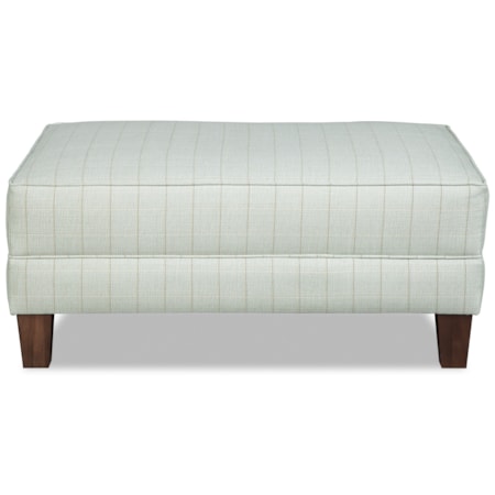 Custom Small Rectangular Cocktail Ottoman