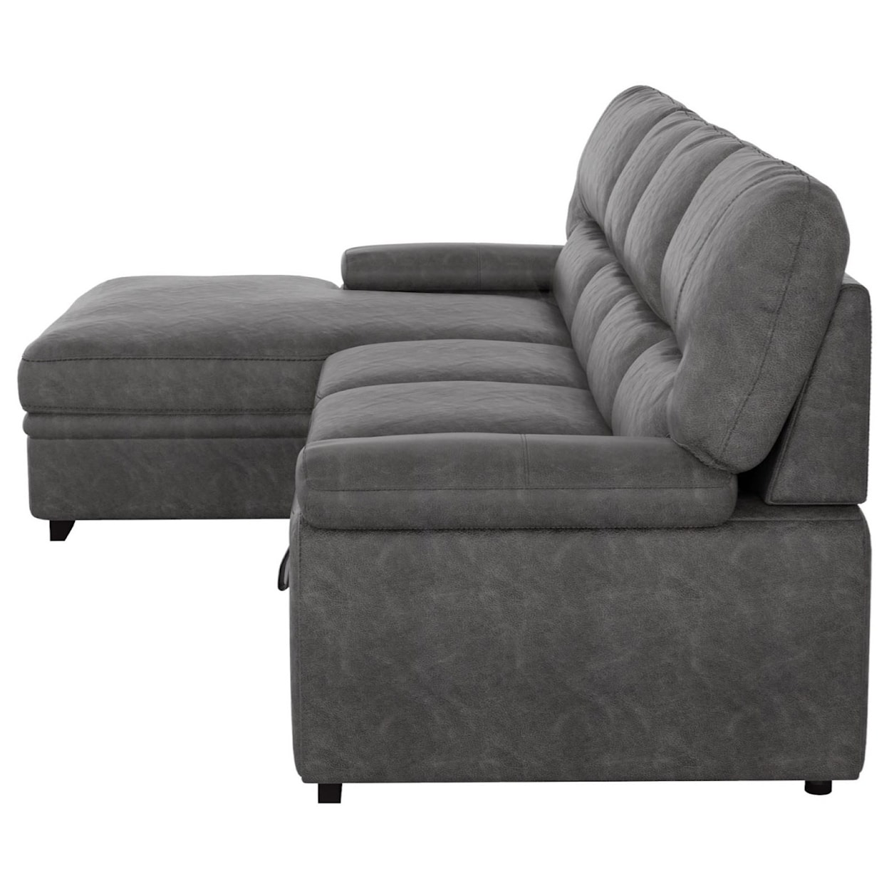 Homelegance Michigan 2-Piece Sectional with Pull-Out Bed