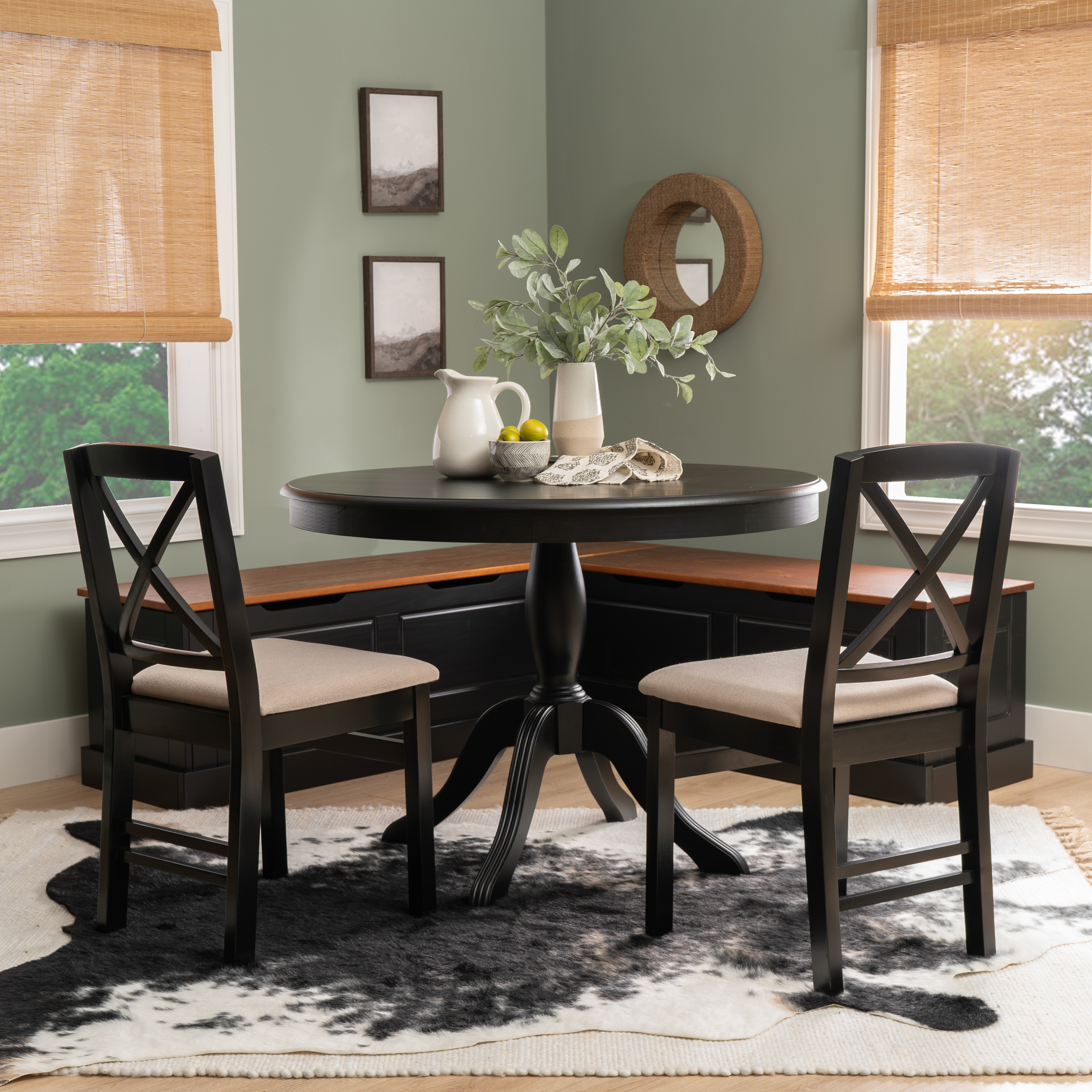4-Piece Backless Nook Dining Set