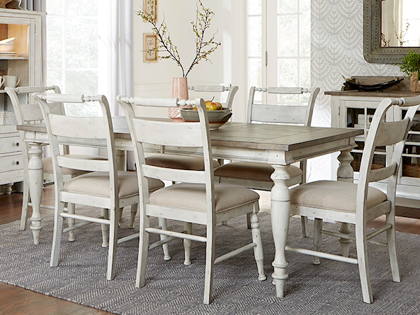 7 Piece Rectangular Table Set